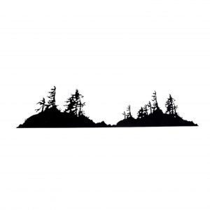 The Tofino Twin Island- Metal wall Artwork