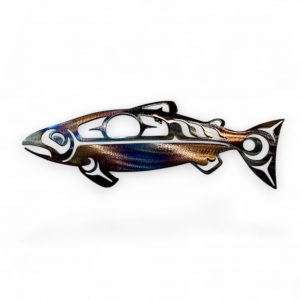 First Nations Salmon- Metal Artwork