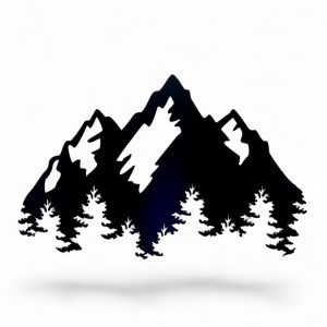 The Peak Mountains- Metal Wall Artwork